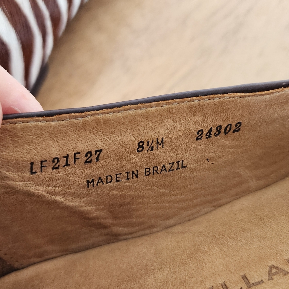 Peter Millar Zebra Print Calf Hair Loafers - Picture 9 of 12